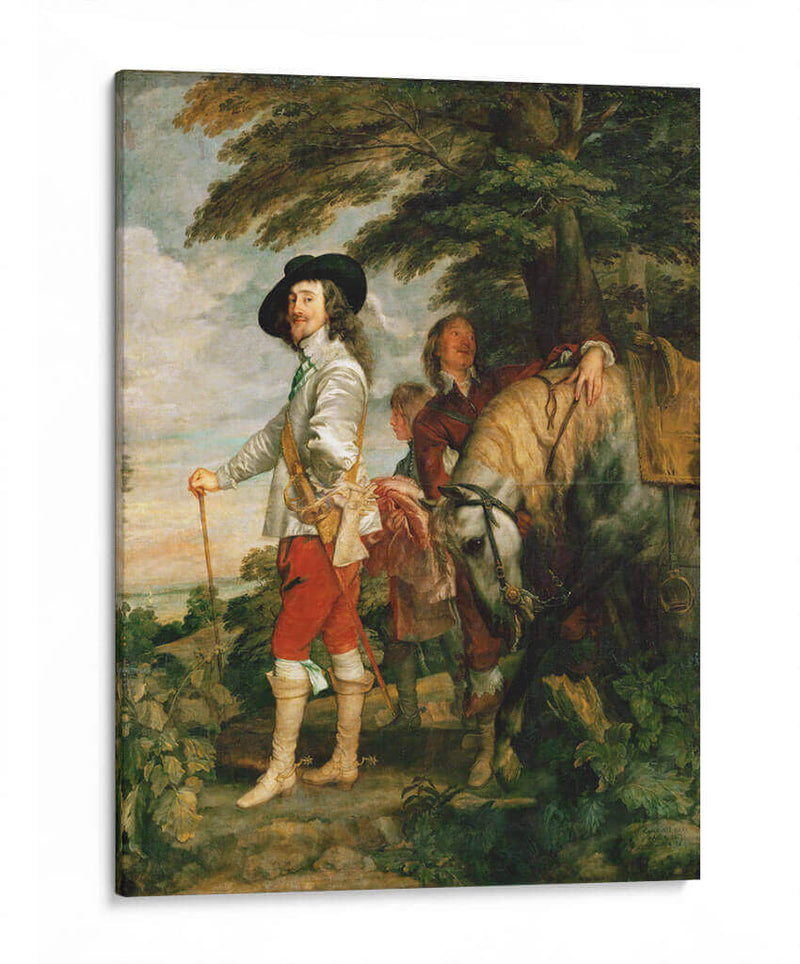 Carlos I de Inglaterra - Anton van Dyck | Cuadro decorativo de Canvas Lab