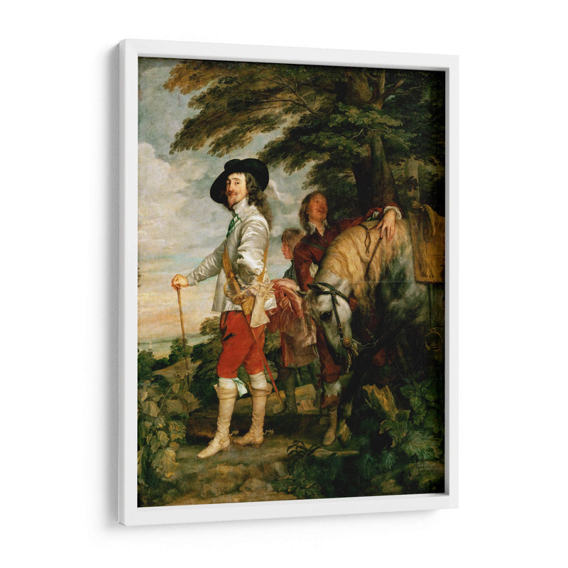 Carlos I de Inglaterra - Anton van Dyck | Cuadro decorativo de Canvas Lab