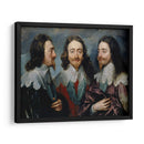 Carlos I en tres posiciones - Anton van Dyck | Cuadro decorativo de Canvas Lab