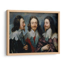 Carlos I en tres posiciones - Anton van Dyck | Cuadro decorativo de Canvas Lab