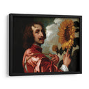 Autorretrato con un girasol - Anton van Dyck | Cuadro decorativo de Canvas Lab