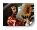 Autorretrato con un girasol - Anton van Dyck | Cuadro decorativo de Canvas Lab