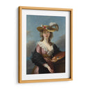 Autorretrato con sombrero de paja - Marie-Louise-Élisabeth Vigée-Lebrun | Cuadro decorativo de Canvas Lab