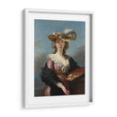 Autorretrato con sombrero de paja - Marie-Louise-Élisabeth Vigée-Lebrun | Cuadro decorativo de Canvas Lab