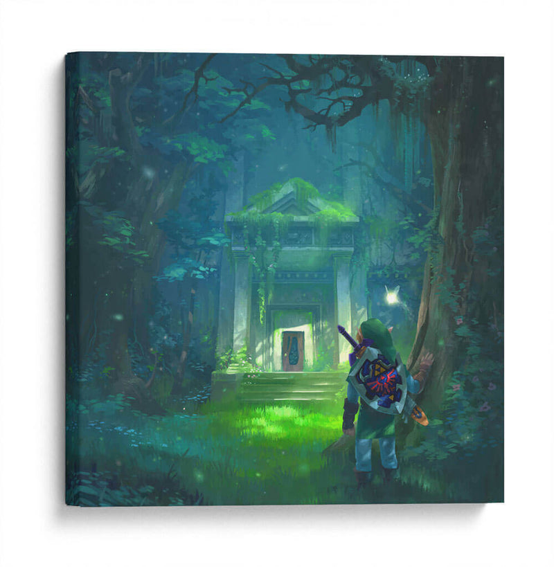 Templo del bosque | Cuadro decorativo de Canvas Lab