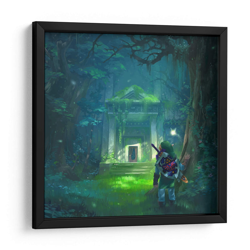 Templo del bosque | Cuadro decorativo de Canvas Lab