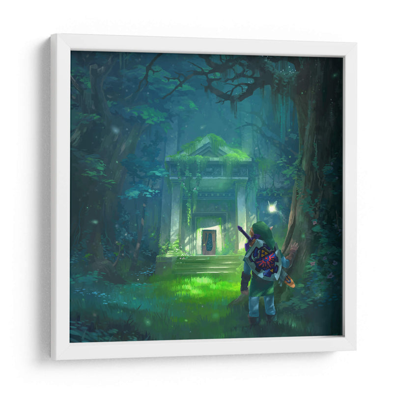 Templo del bosque | Cuadro decorativo de Canvas Lab