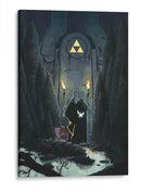 El joven Link guiado por la trifuerza | Cuadro decorativo de Canvas Lab