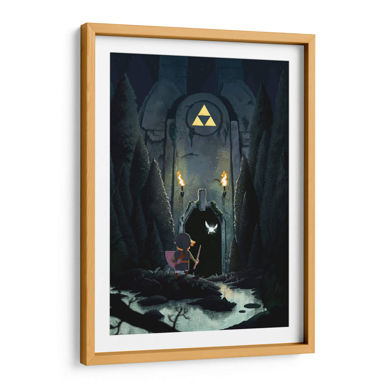 El joven Link guiado por la trifuerza | Cuadro decorativo de Canvas Lab