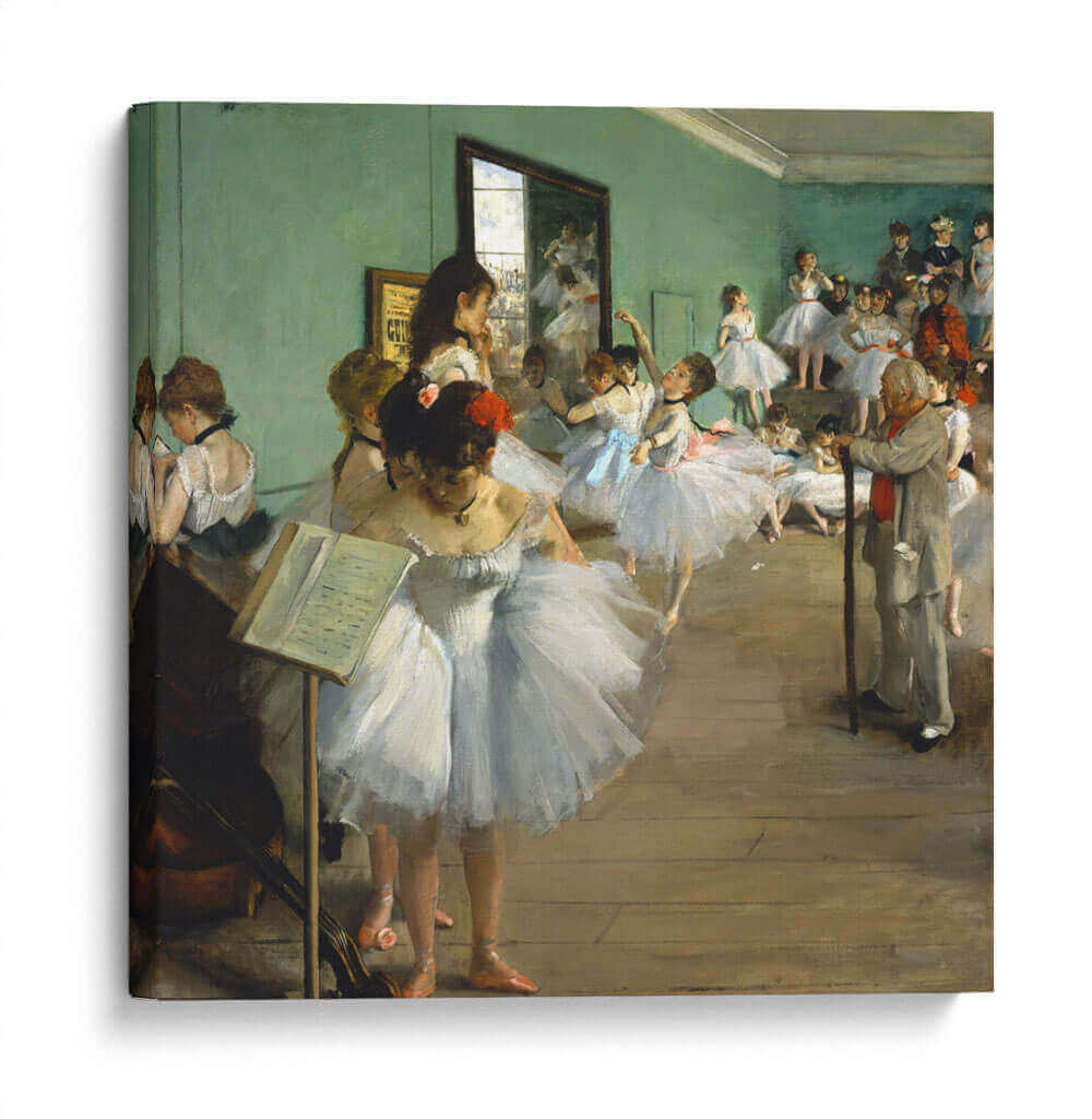 La clase de baile II - Edgar Degas | Cuadro decorativo de Canvas Lab