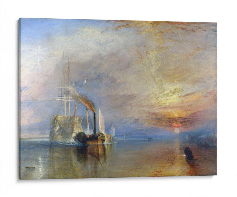El Temerario remolcado a su último atraque para el desguace - Joseph Mallord William Turner | Cuadro decorativo de Canvas Lab