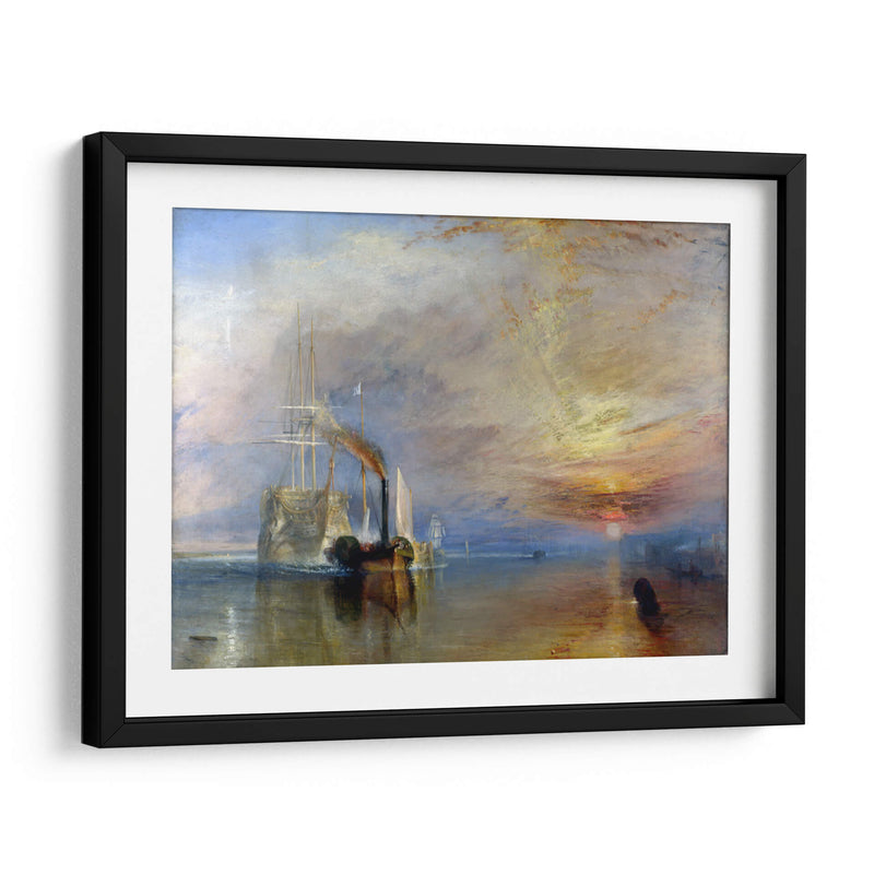 El Temerario remolcado a su último atraque para el desguace - Joseph Mallord William Turner | Cuadro decorativo de Canvas Lab
