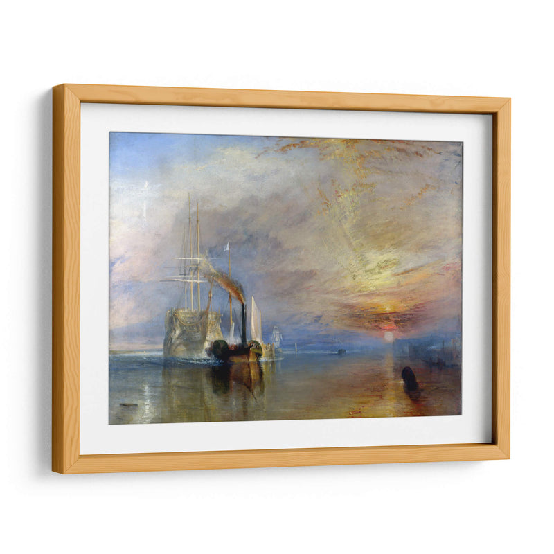 El Temerario remolcado a su último atraque para el desguace - Joseph Mallord William Turner | Cuadro decorativo de Canvas Lab