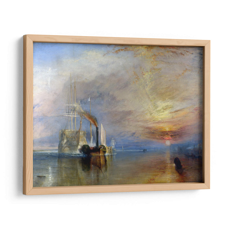 El Temerario remolcado a su último atraque para el desguace - Joseph Mallord William Turner | Cuadro decorativo de Canvas Lab