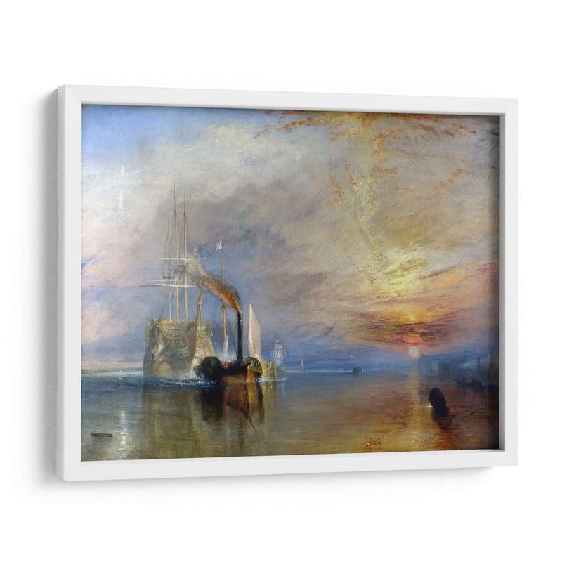El Temerario remolcado a su último atraque para el desguace - Joseph Mallord William Turner | Cuadro decorativo de Canvas Lab