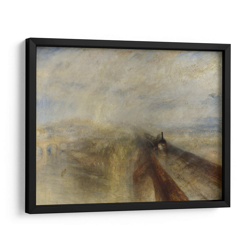 Lluvia, vapor y velocidad. El gran ferrocarril del Oeste - Joseph Mallord William Turner | Cuadro decorativo de Canvas Lab
