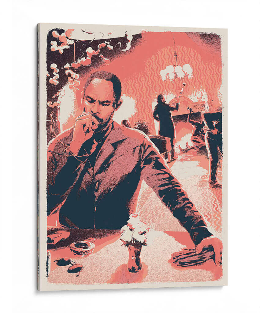 Django Smoke | Cuadro decorativo de Canvas Lab