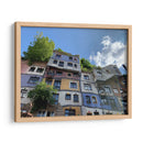 Hundertwasserhaus - Laura Campos | Cuadro decorativo de Canvas Lab