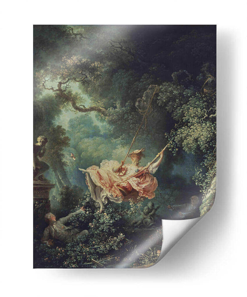 El columpio - Jean-Honoré Fragonard | Cuadro decorativo de Canvas Lab