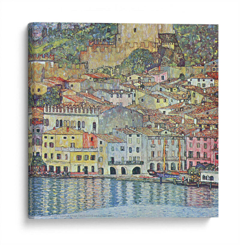 Malcesine en el lago Garda - Gustav Klimt | Cuadro decorativo de Canvas Lab