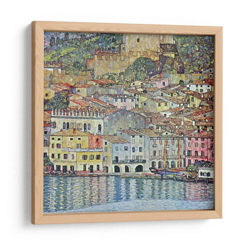 Malcesine en el lago Garda - Gustav Klimt | Cuadro decorativo de Canvas Lab