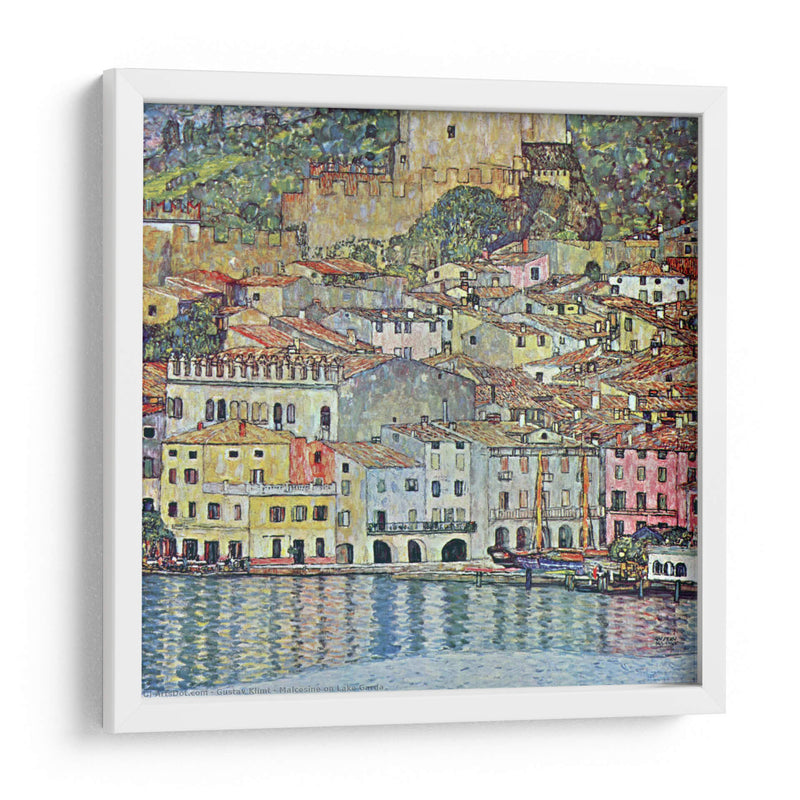 Malcesine en el lago Garda - Gustav Klimt | Cuadro decorativo de Canvas Lab