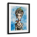 MUJER CON PÁJARO - Marce Islas | Cuadro decorativo de Canvas Lab