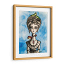 MUJER CON PÁJARO - Marce Islas | Cuadro decorativo de Canvas Lab