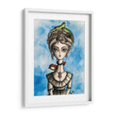 MUJER CON PÁJARO - Marce Islas | Cuadro decorativo de Canvas Lab