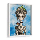 MUJER CON PÁJARO - Marce Islas | Cuadro decorativo de Canvas Lab