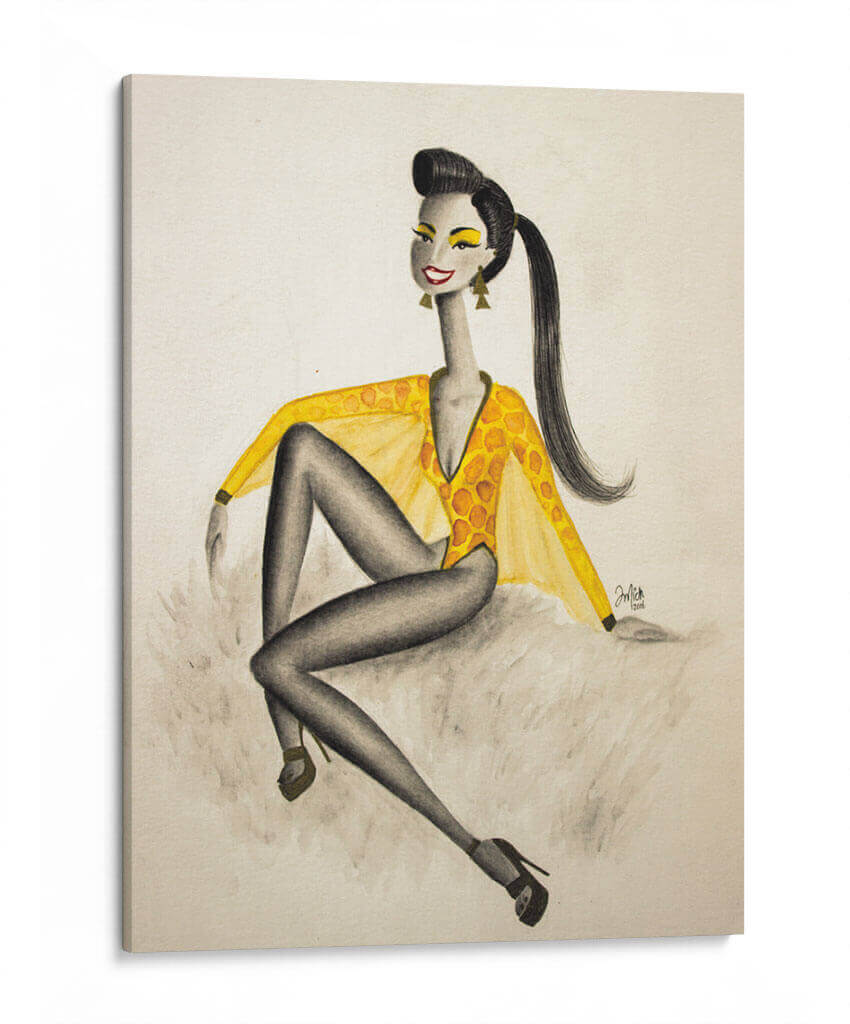 POSE - Marce Islas | Cuadro decorativo de Canvas Lab