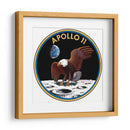 Insignia de Apollo 11 | Cuadro decorativo de Canvas Lab