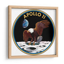 Insignia de Apollo 11 | Cuadro decorativo de Canvas Lab
