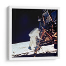Buzz Aldrin bajando de Eagle | Cuadro decorativo de Canvas Lab