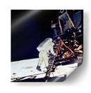 Buzz Aldrin bajando de Eagle | Cuadro decorativo de Canvas Lab