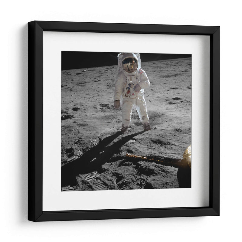 Foto tomada por Neil Armstrong a Buzz Aldrin | Cuadro decorativo de Canvas Lab