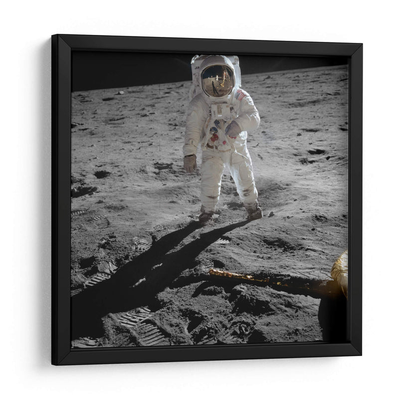 Foto tomada por Neil Armstrong a Buzz Aldrin | Cuadro decorativo de Canvas Lab