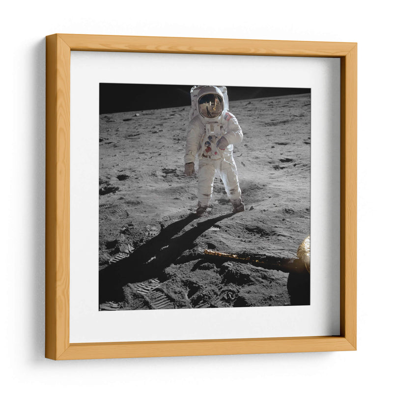 Foto tomada por Neil Armstrong a Buzz Aldrin | Cuadro decorativo de Canvas Lab