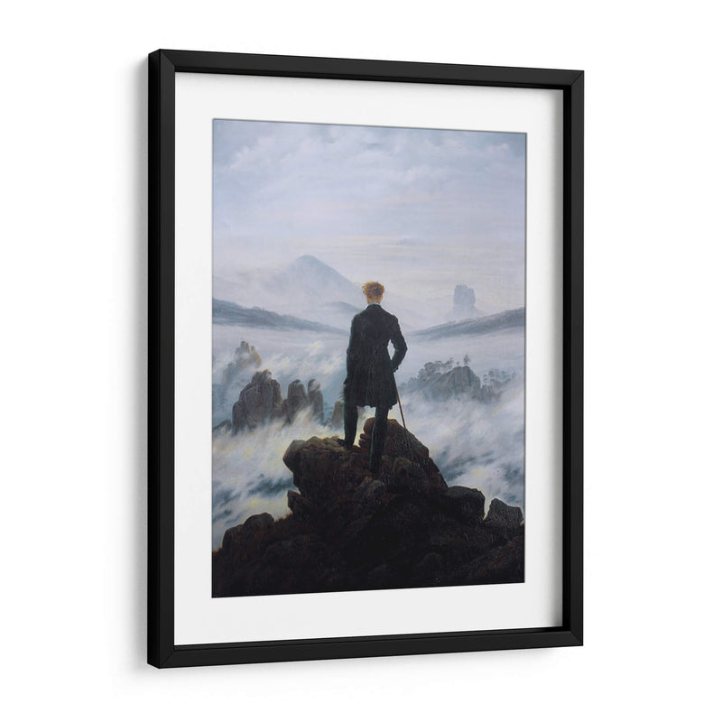 El caminante sobre el mar de nubes - Caspar David Friedrich | Cuadro decorativo de Canvas Lab