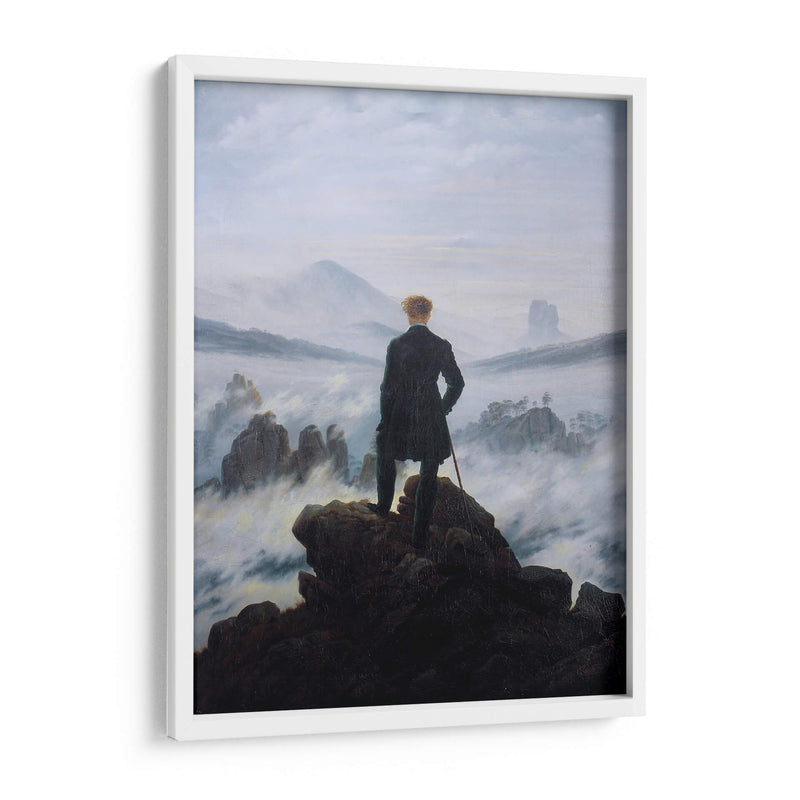 El caminante sobre el mar de nubes - Caspar David Friedrich | Cuadro decorativo de Canvas Lab