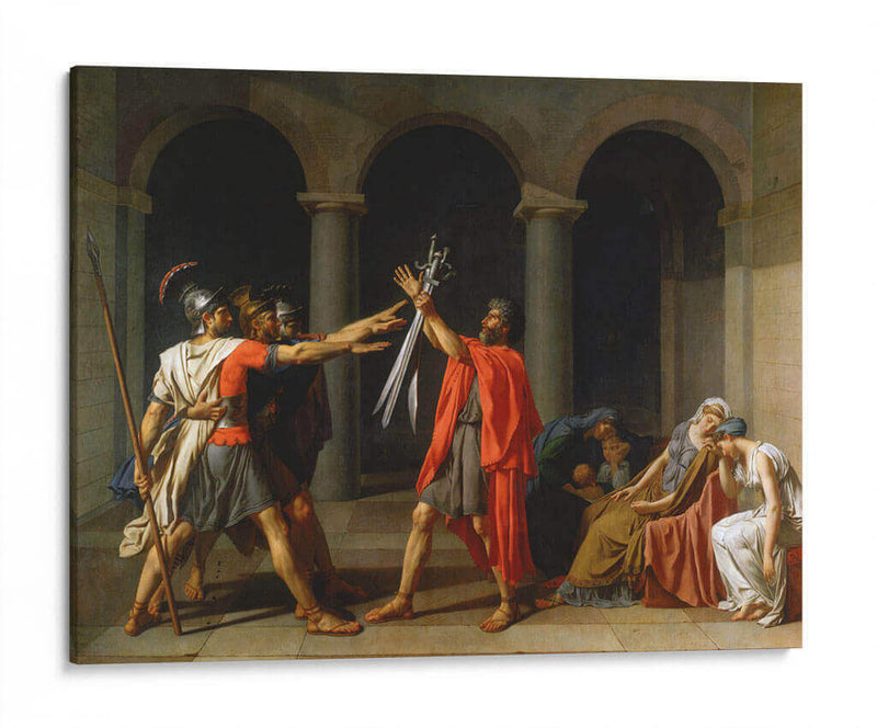 Juramento de los Horacios - Jacques-Louis David | Cuadro decorativo de Canvas Lab