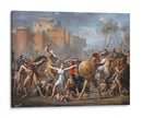 La intervención de las mujeres sabinas - Jacques-Louis David | Cuadro decorativo de Canvas Lab
