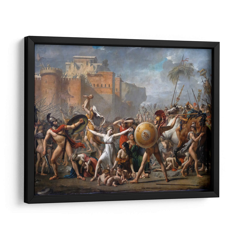 La intervención de las mujeres sabinas - Jacques-Louis David | Cuadro decorativo de Canvas Lab