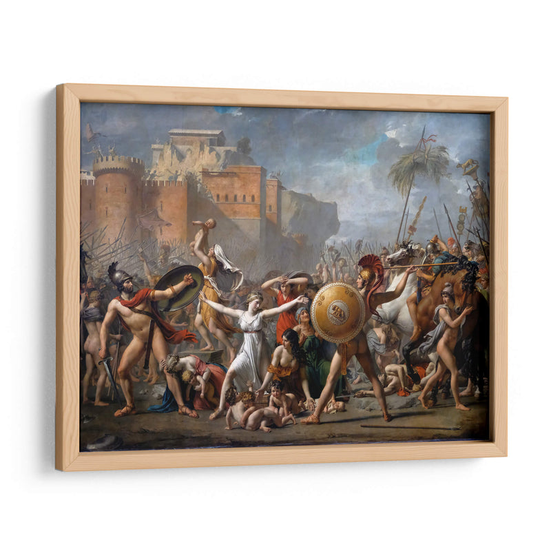 La intervención de las mujeres sabinas - Jacques-Louis David | Cuadro decorativo de Canvas Lab