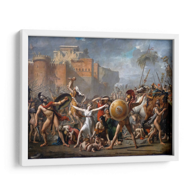 La intervención de las mujeres sabinas - Jacques-Louis David | Cuadro decorativo de Canvas Lab