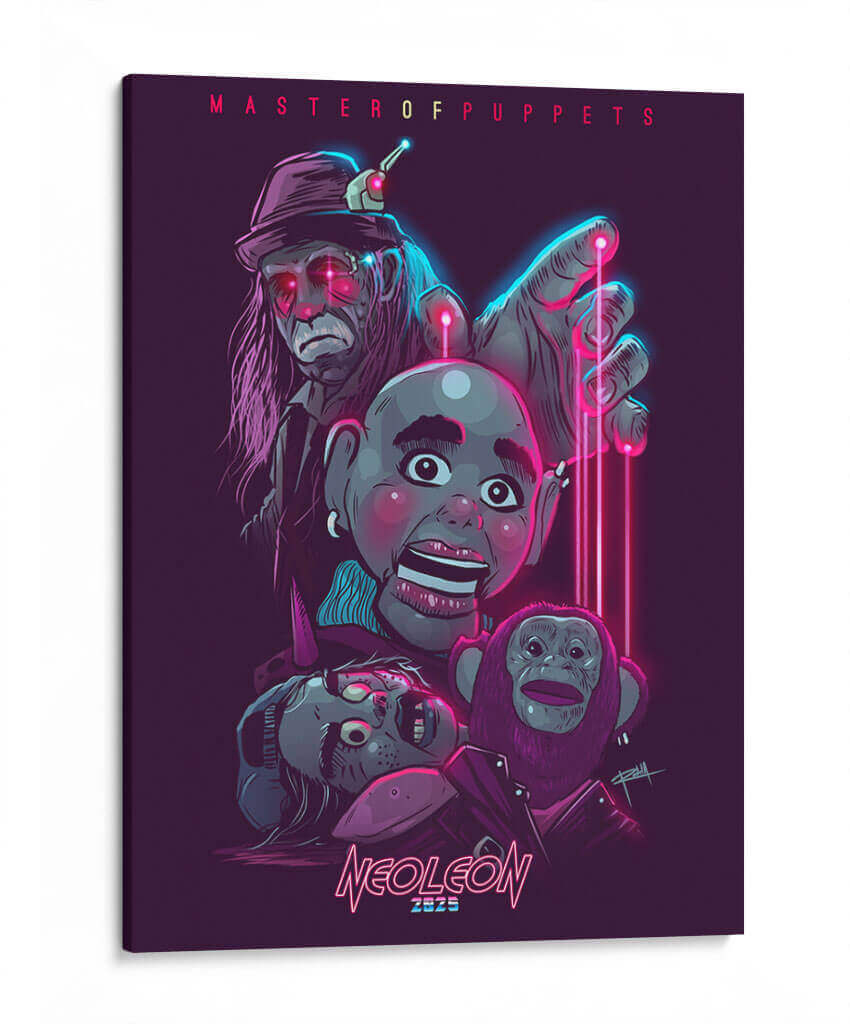 Master of Puppets - Gerardo Rodela - Neoleón | Cuadro decorativo de Canvas Lab