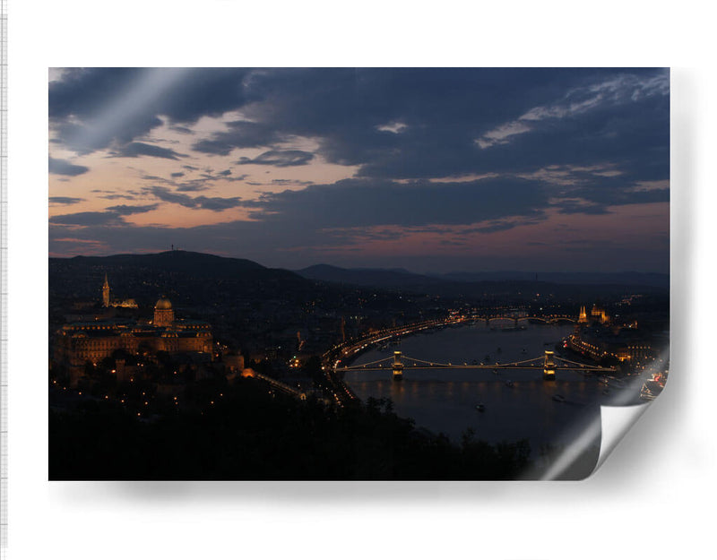 Atardecer en Budapest - Luis Rodrigo Magaña Andrade | Cuadro decorativo de Canvas Lab