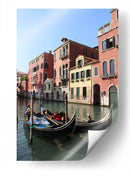 Góndolas en Venecia, Italia - Luis Rodrigo Magaña Andrade | Cuadro decorativo de Canvas Lab