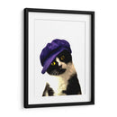 Gato con gorra azul - Alemi | Cuadro decorativo de Canvas Lab