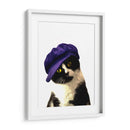 Gato con gorra azul - Alemi | Cuadro decorativo de Canvas Lab